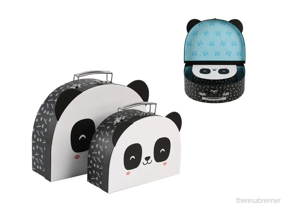 iTotal - Gift Boxes with Handle - Pandastic - 2-pcs Set (XL2875) v:5302223