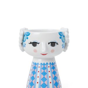 Bjørn Wiinblad – Eva Lysestake – H9,5 Cm – Blå – Blue – One Size v:2781905 Bjørn Wiinblad – Eva Lysestake – H9,5 Cm – Blå – Blue – One Size v:2781905
