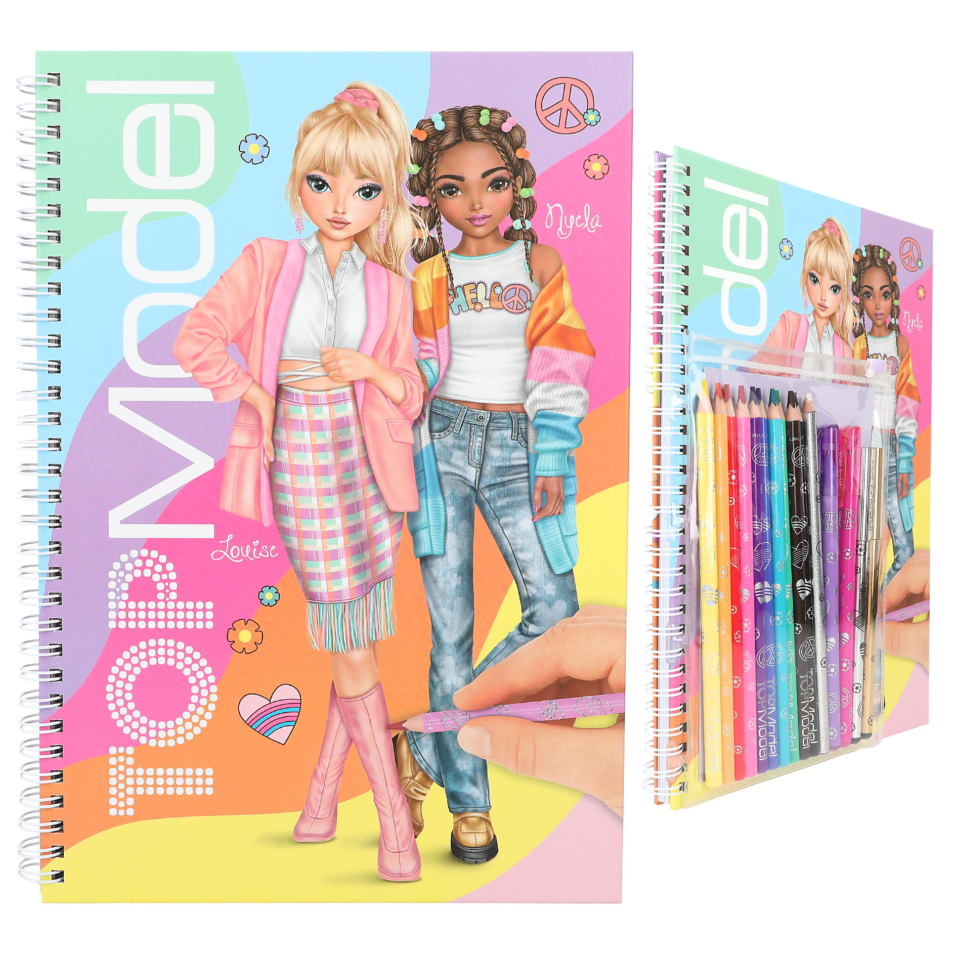 TOPModel Colouring Book with Pen Set ( 0412943 ) v:7572923