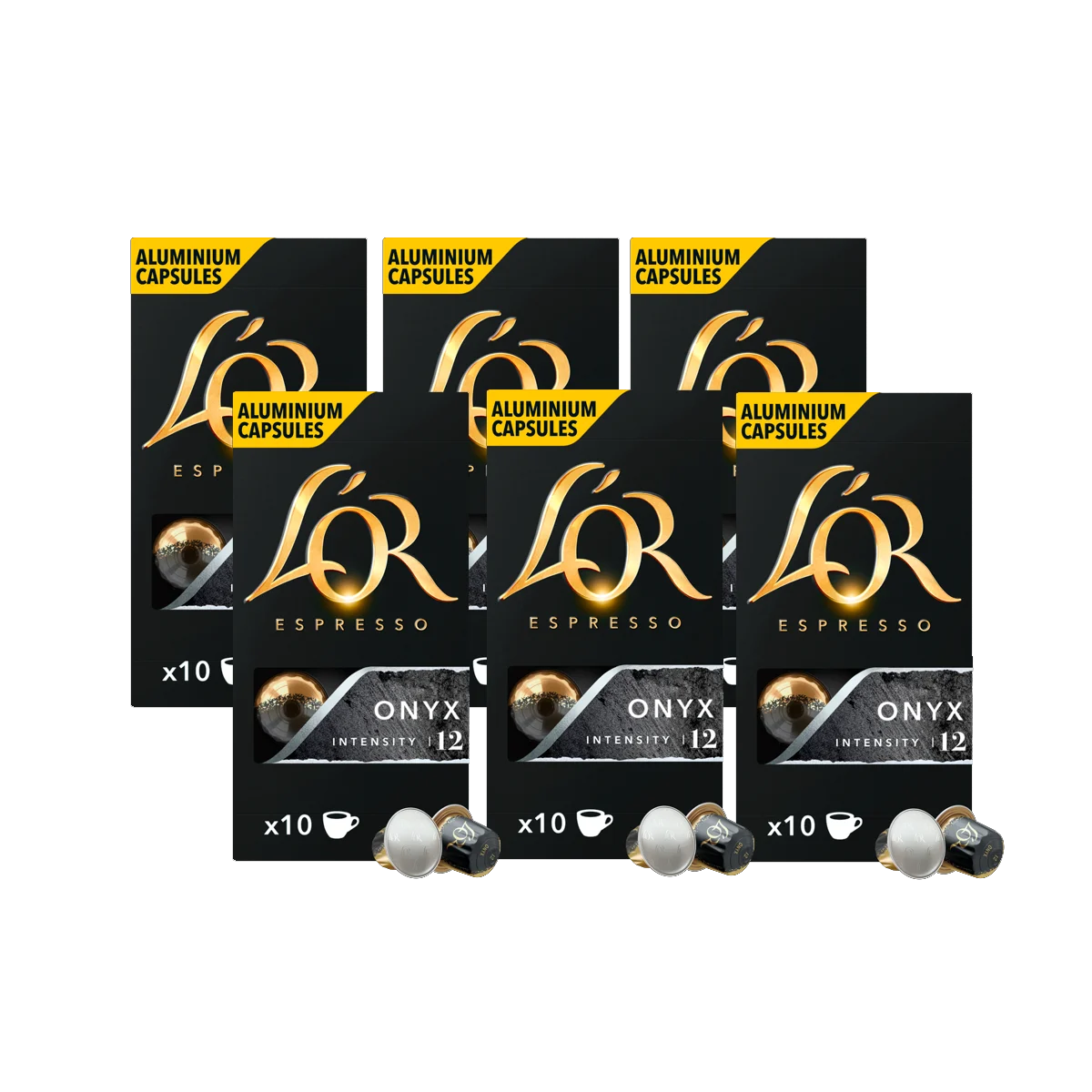 L'OR Capsules - Espresso Onyx - 6 Bags - Bundle v:2122861