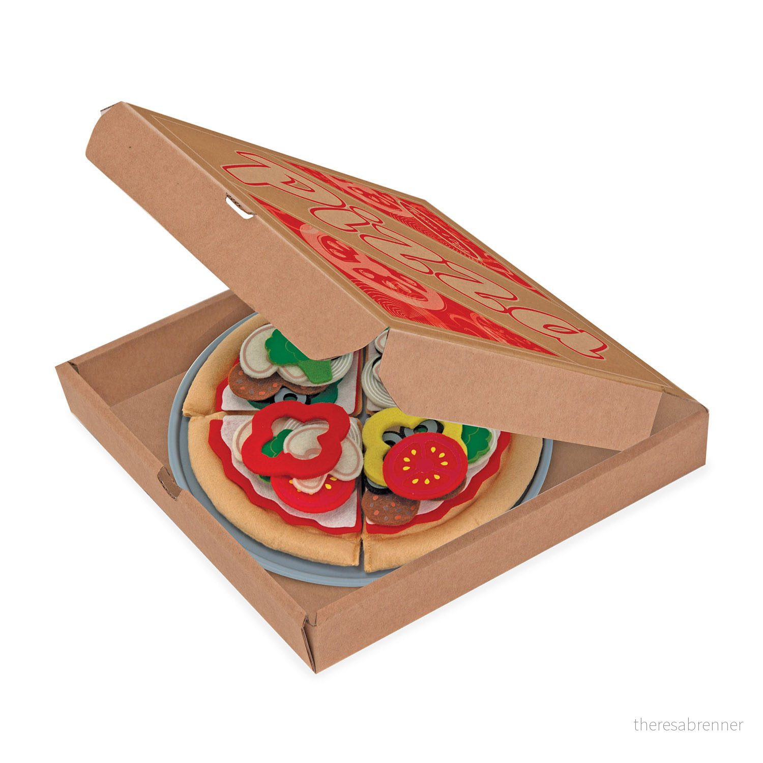 Melissa & Doug – Lekemat Felt Food Pizza Set v:4461888