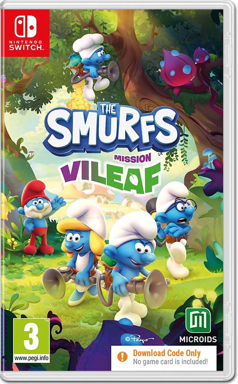 The Smurfs: Mission Vileaf (Code in a Box) - Nintendo Switch - Engelsk - Code in a Box v:3850615