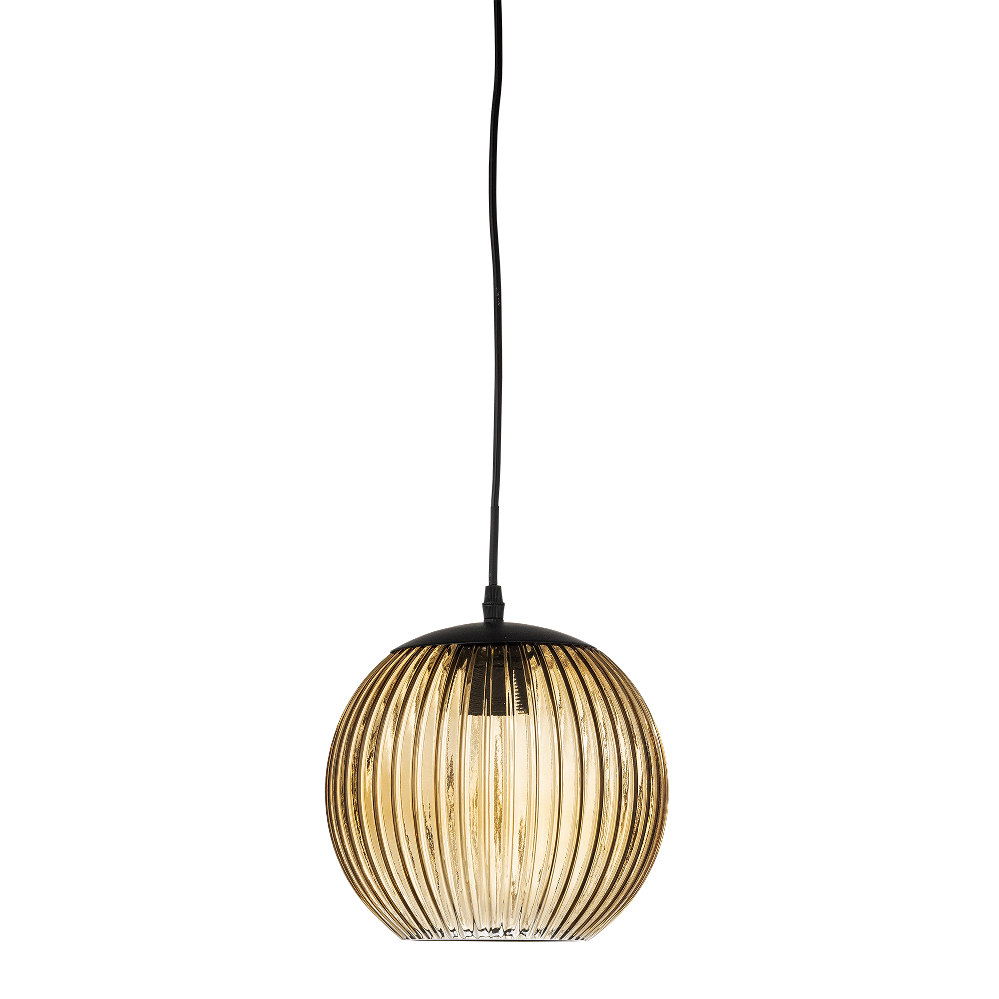 Bloomingville – Sybia Pendant Lamp – Brown – Glass – Gratis frakt v:8824707