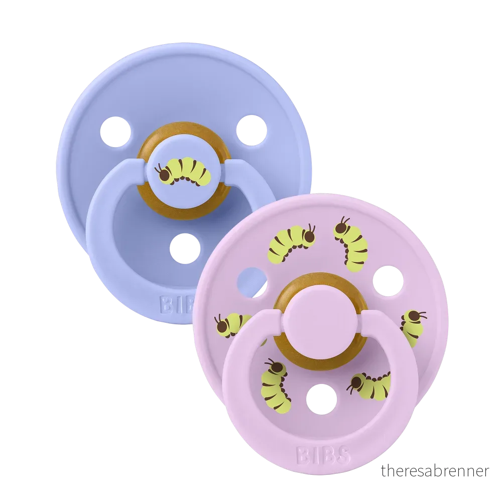 BIBS - Studio Colour Pacifier - Hush/Violet Sky - Size 2 v:1057160