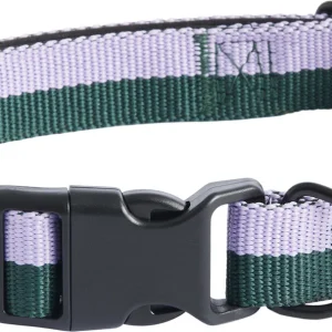 HAY – Dogs Collar Flat – M/L – Lavender and green stripe – Lilla/Grønn – Lavender and green stripe v:4972795 HAY – Dogs Collar Flat – M/L – Lavender and green stripe – Lilla/Grønn – Lavender and green stripe v:4972795