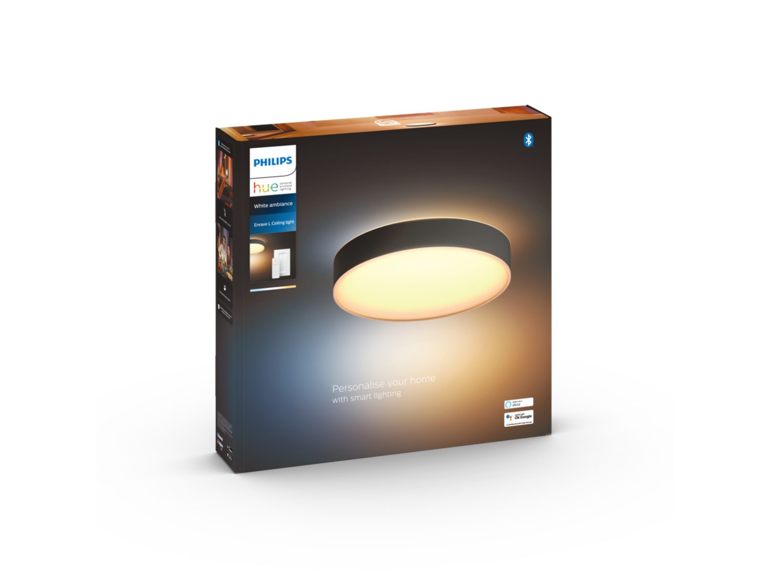 Philips Hue - Enrave Taklampe Stor - 42,5 cm - White Ambiance - Gratis frakt v:6035092