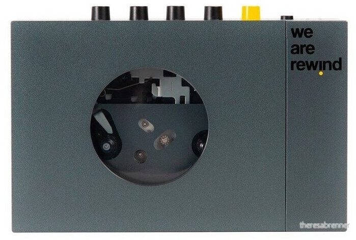 We Are Rewind - Cassette Player Recorder - Grey - KEITH - Gratis frakt v:2692176