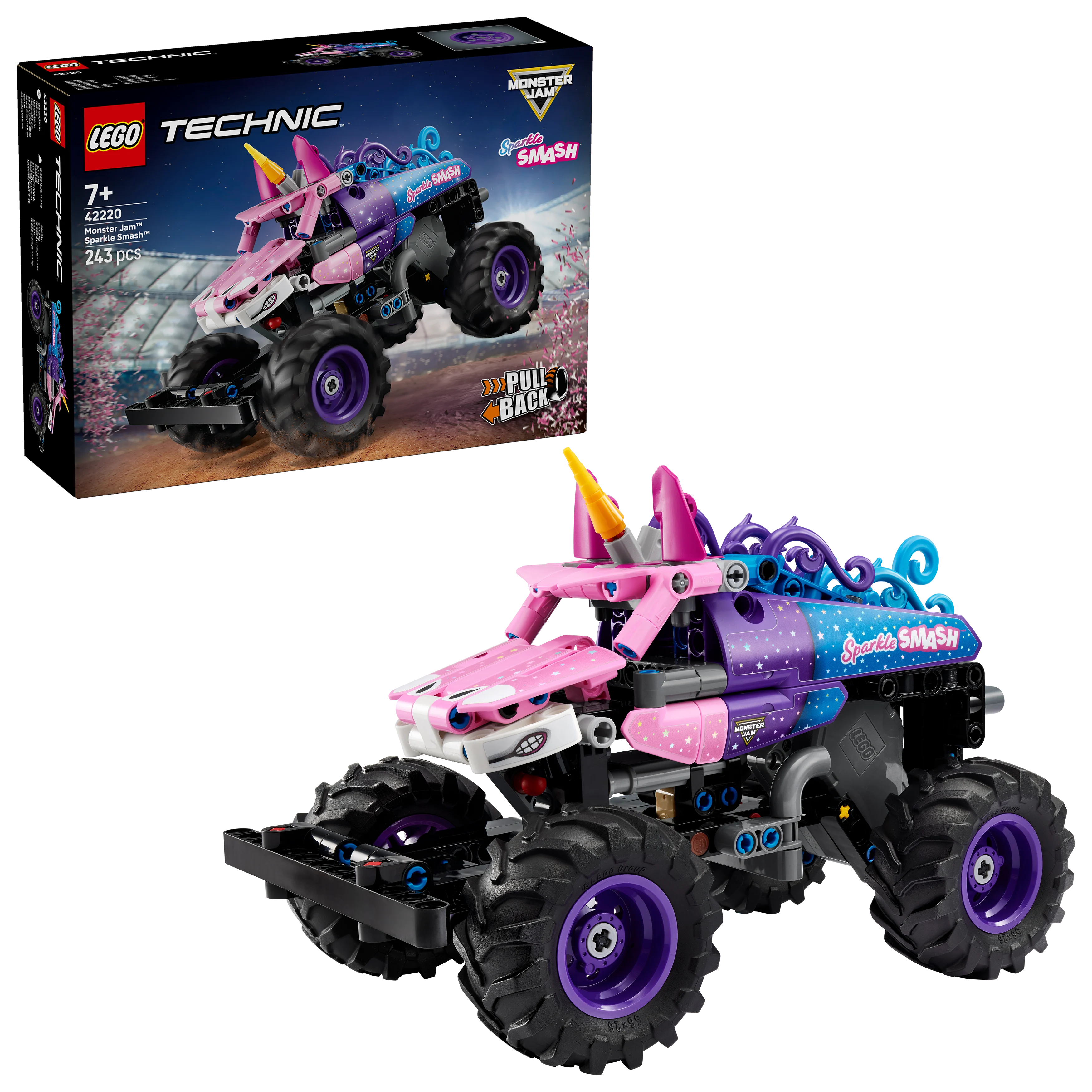 LEGO - Technic - Monster Jam™ Sparkle Smash™ pullback (42220) v:6299707