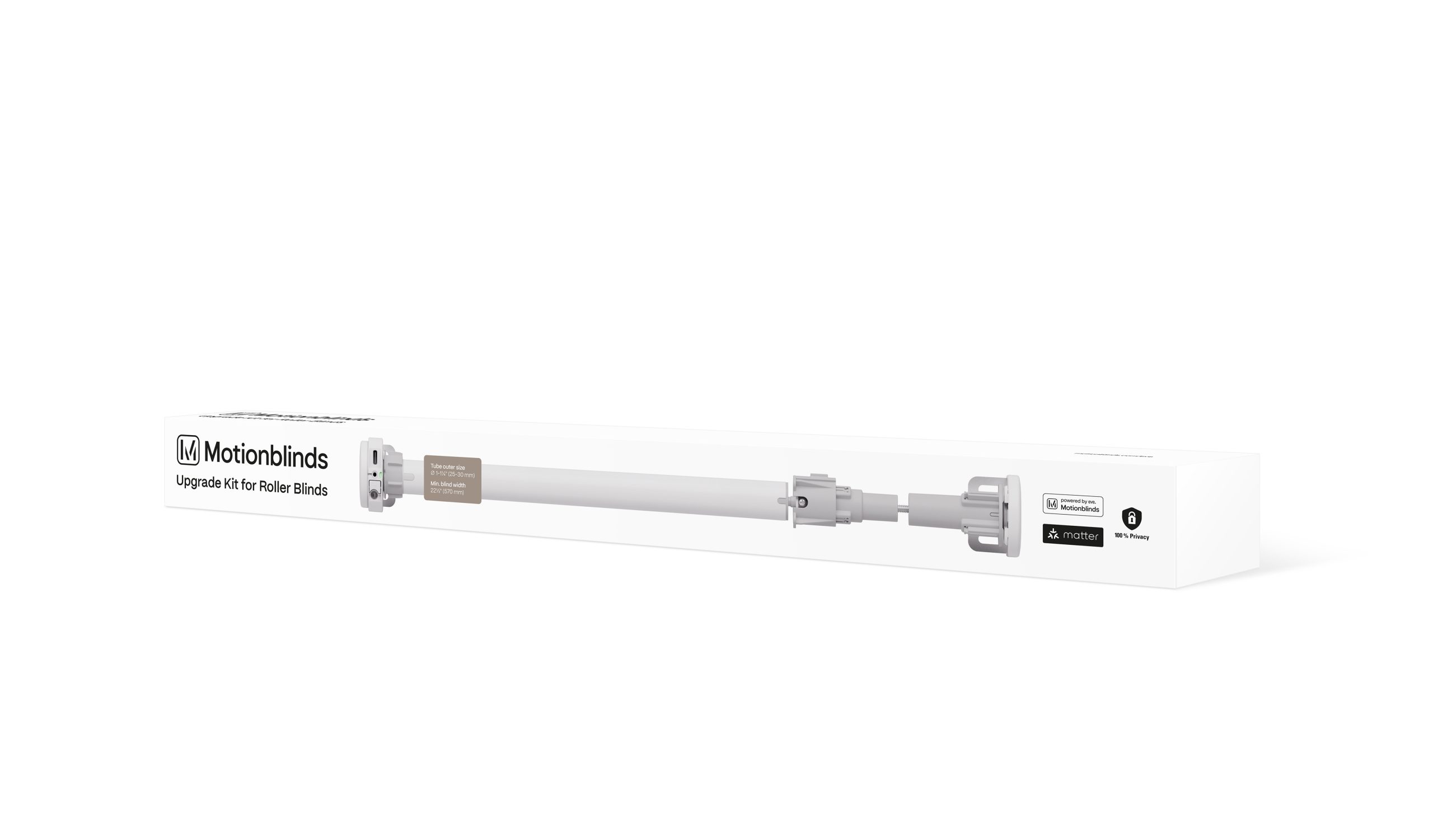 Eve - Motionblinds Upgrade Kit for Roller Blinds (Matter) - Motor for small diameter tubes - Gratis frakt v:8616466