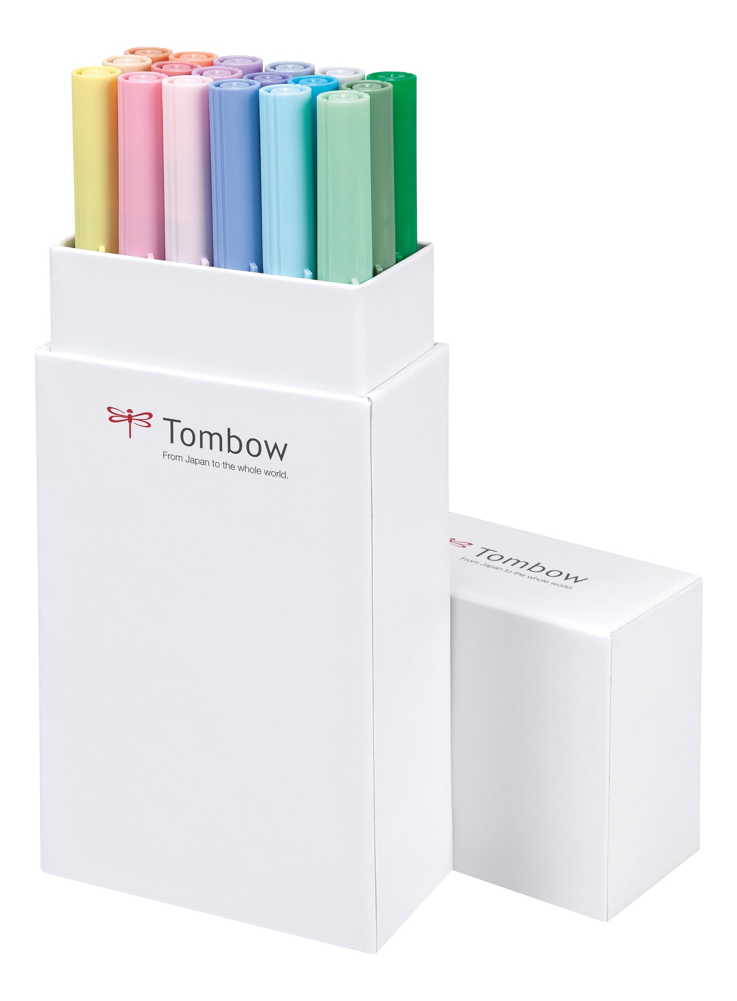 Tombow - 18 ABT Dual Brush Pen - Pastel - Gratis frakt v:3101031