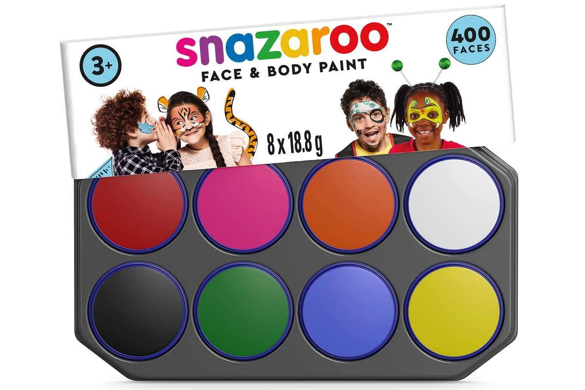 SNAZAROO - Makeup colour palette 8x18ml assorted colours (791060) v:7381361