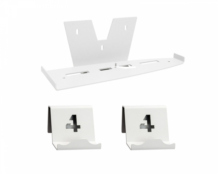 4mount - Wall Mount For PS5 - Bundle - White/Gray - PlayStation 5 - Dansk - Digital Edition - Gratis frakt v:9546894