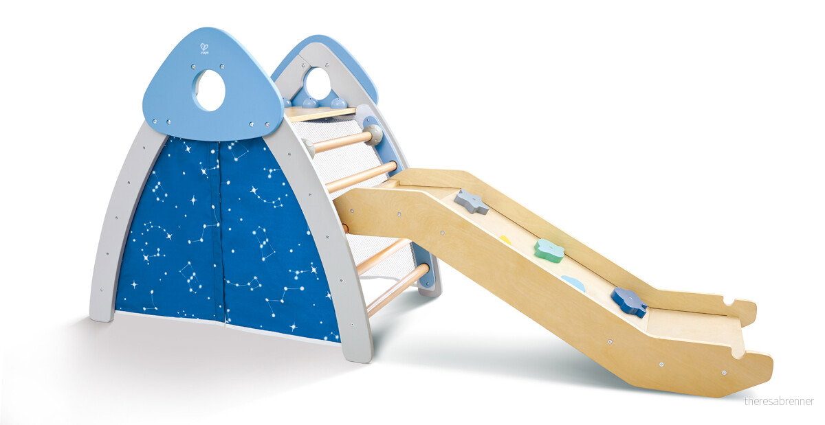 Hape - 4-In-1 Climb & Slide Gym Set (87-1222) - Gratis frakt v:9700485