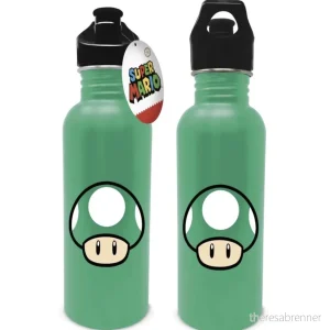 NINTENDO (MUSHROOM) METAL CANTEEN BOTTLE v:2014126 NINTENDO (MUSHROOM) METAL CANTEEN BOTTLE v:2014126
