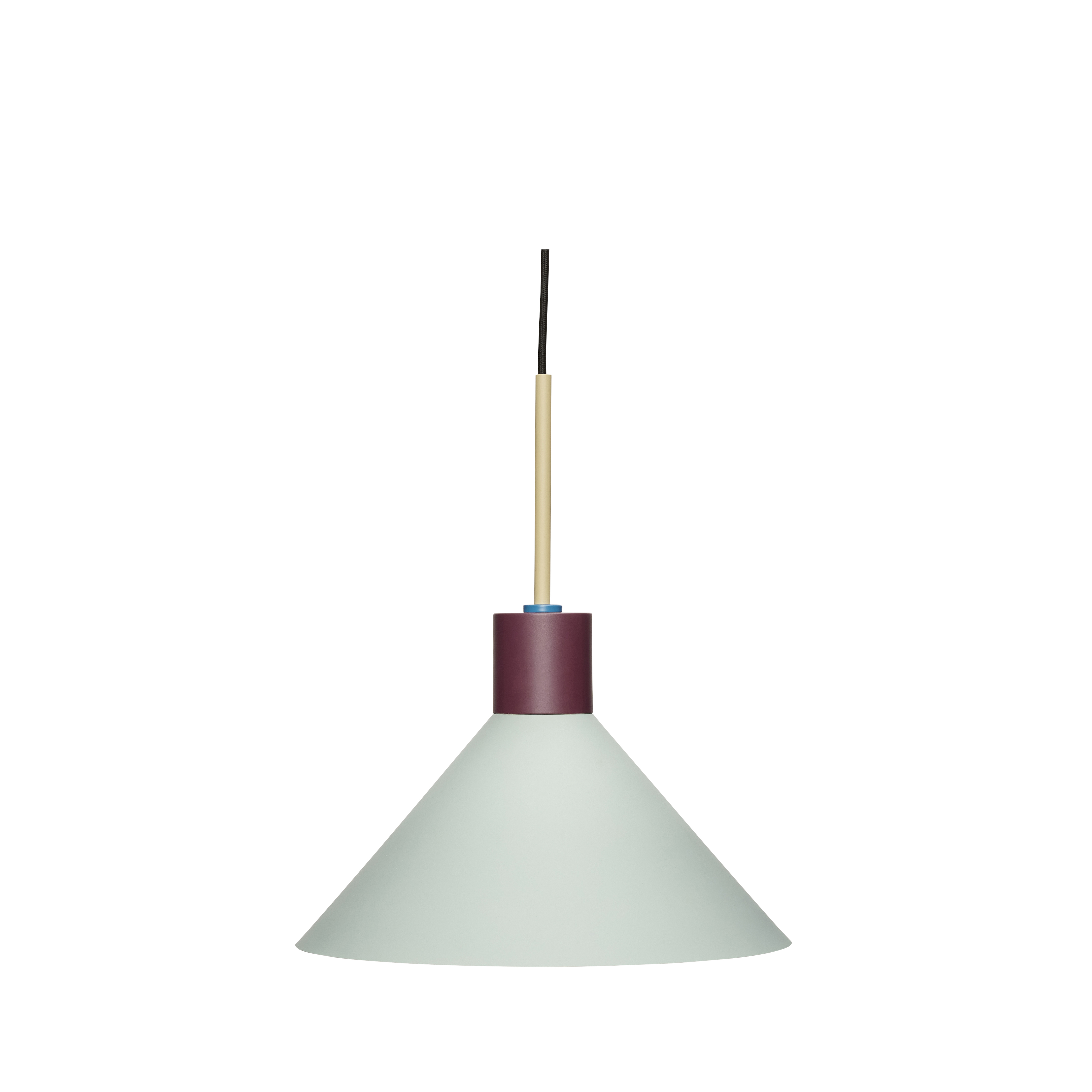 Hübsch – Crayon Pendellampe – Ø35 cm – Blå - Gratis frakt v:3190786