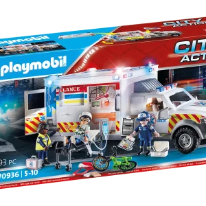 PLAYMOBIL – Redningskjøretøy: amerikansk ambulanse – Gratis frakt v:5522703 PLAYMOBIL – Redningskjøretøy: amerikansk ambulanse – Gratis frakt v:5522703