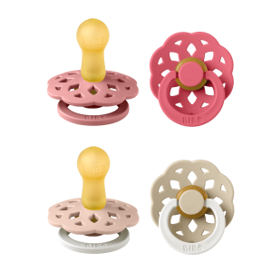 BIBS – Pacifier Boheme 2 PACK – Dusty Pink/Coral & Blush/Vanilla GLOW – Size 2 v:1570172 BIBS – Pacifier Boheme 2 PACK – Dusty Pink/Coral & Blush/Vanilla GLOW – Size 2 v:1570172