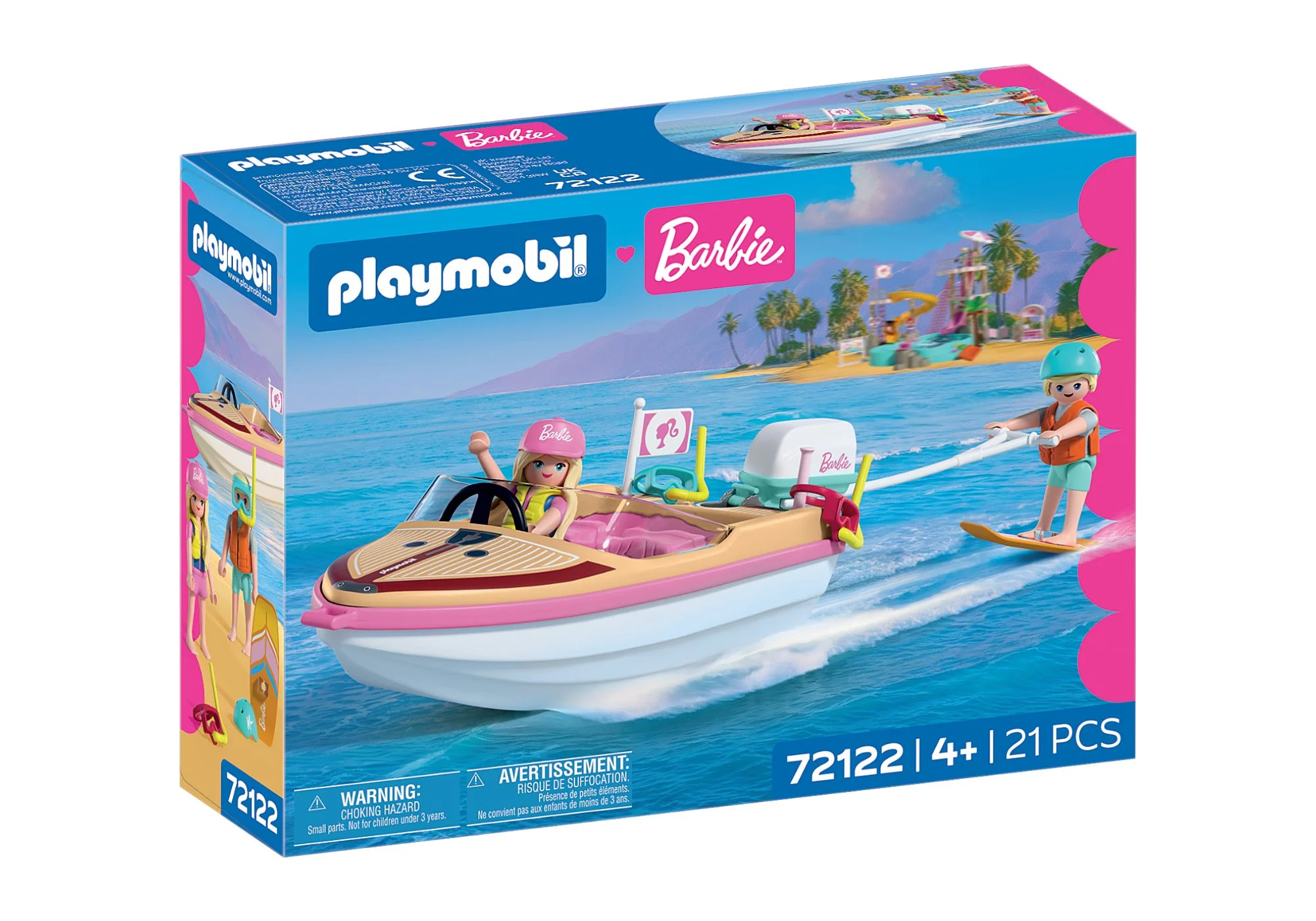 PLAYMOBIL x Barbie – Adventure Boat (72122) - Gratis frakt v:4128134