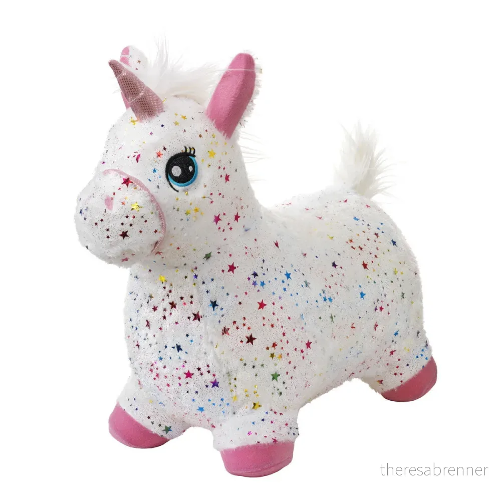 KREA Hop And Bounce Plush Horse, Rainbow (36-2033) v:7083611
