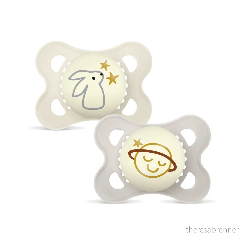 MAM – Original Night Silk Pacifiers – Neutral – 0-6m v:6906854