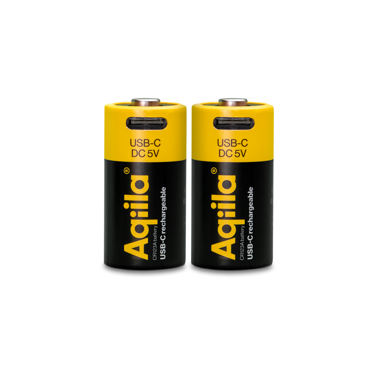Aqiila – USB-C Oppladbart Batteri – CR123A – 750 mAh – 2-pakning v:3580854