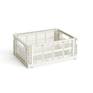 HAY – Colour Crate M Oppbevaringskasse (Brutt Hvit) – Off White – M v:8014340