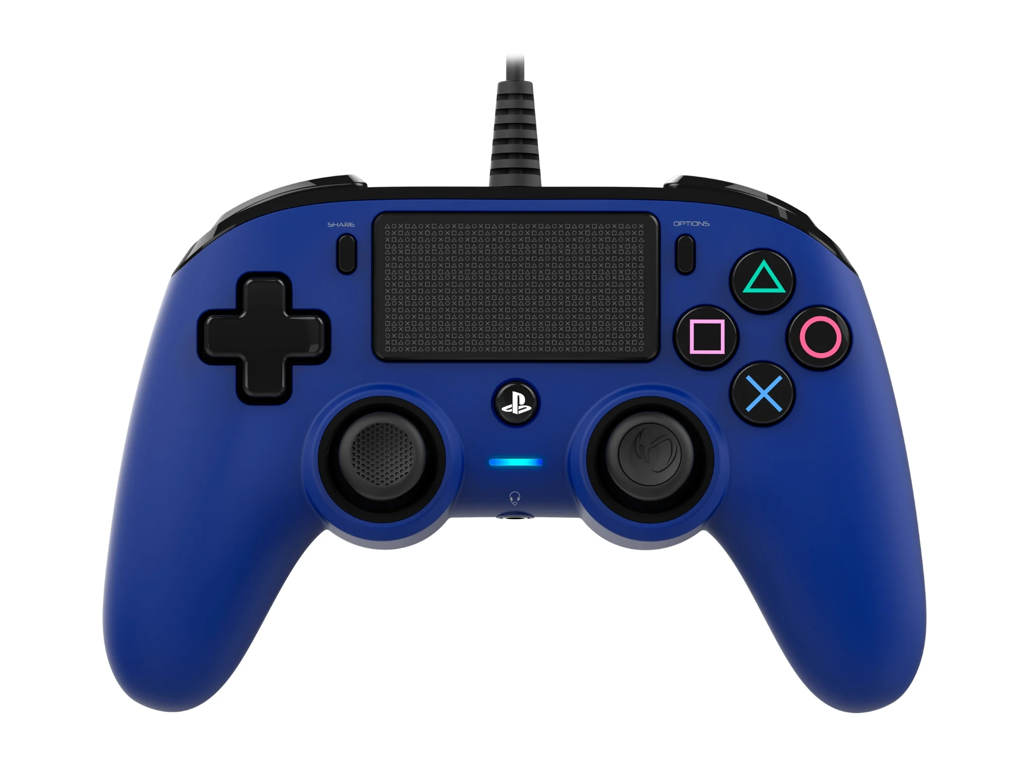Nacon Compact Controller (Blue) - PlayStation 4 - Blue - Engelsk - Standard v:8013461