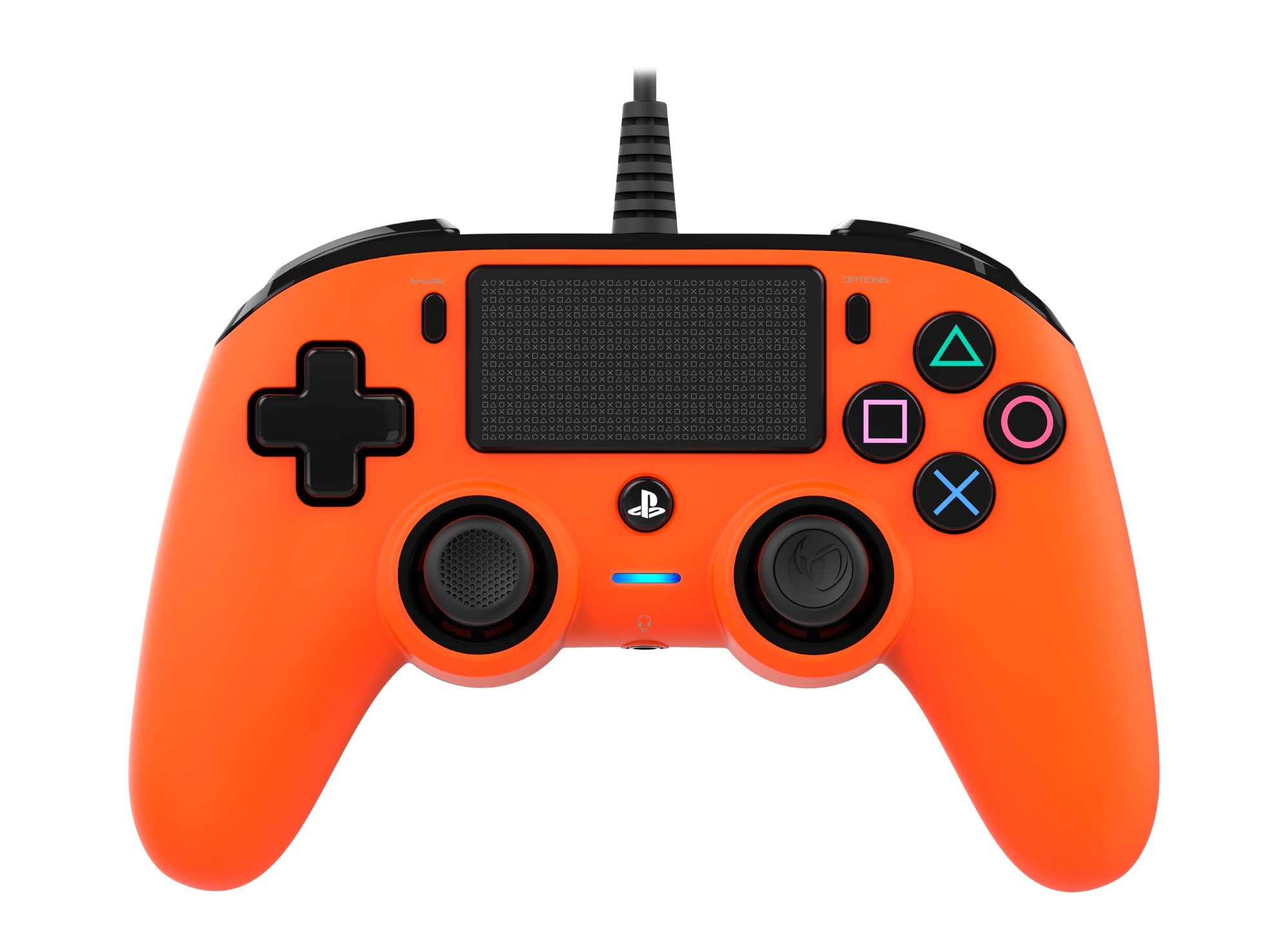Nacon Compact Controller (Orange) - PlayStation 4 - Orange - Engelsk - Standard v:9262803