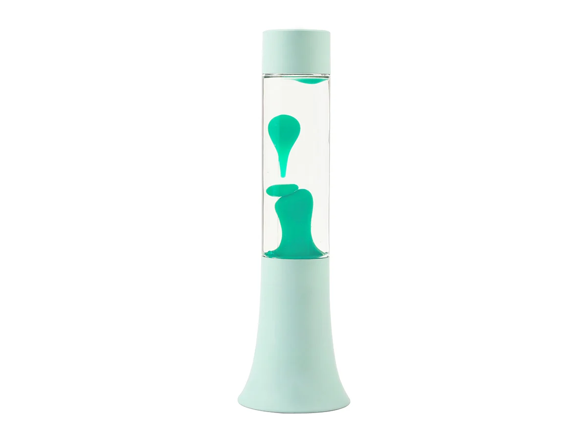 iTotal - Flared Lava Lamp - Pastel Green - 37 cm v:2414060