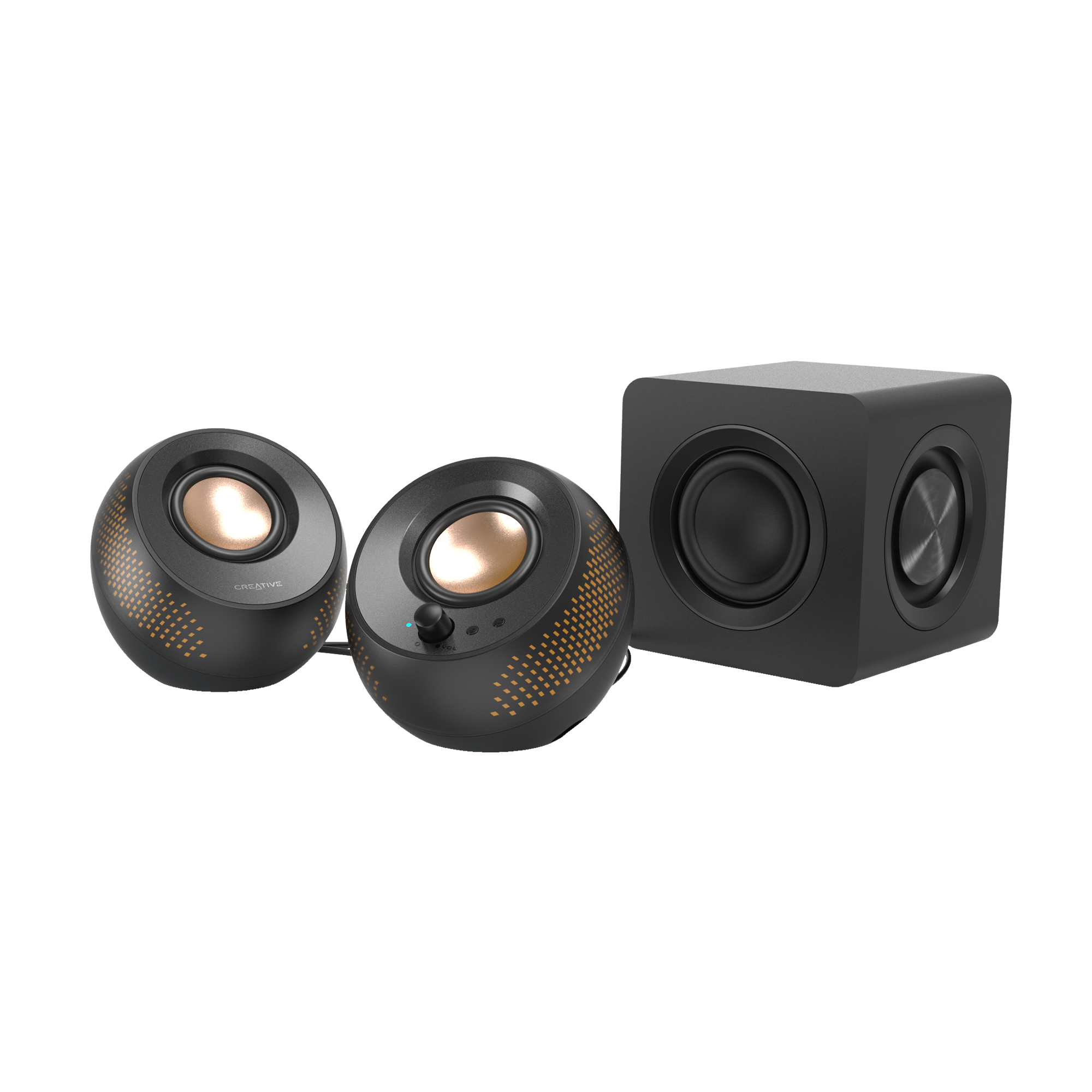 Creative – Pebble X Plus 2.1 USB-C computer speakers – Gratis frakt v:7478418