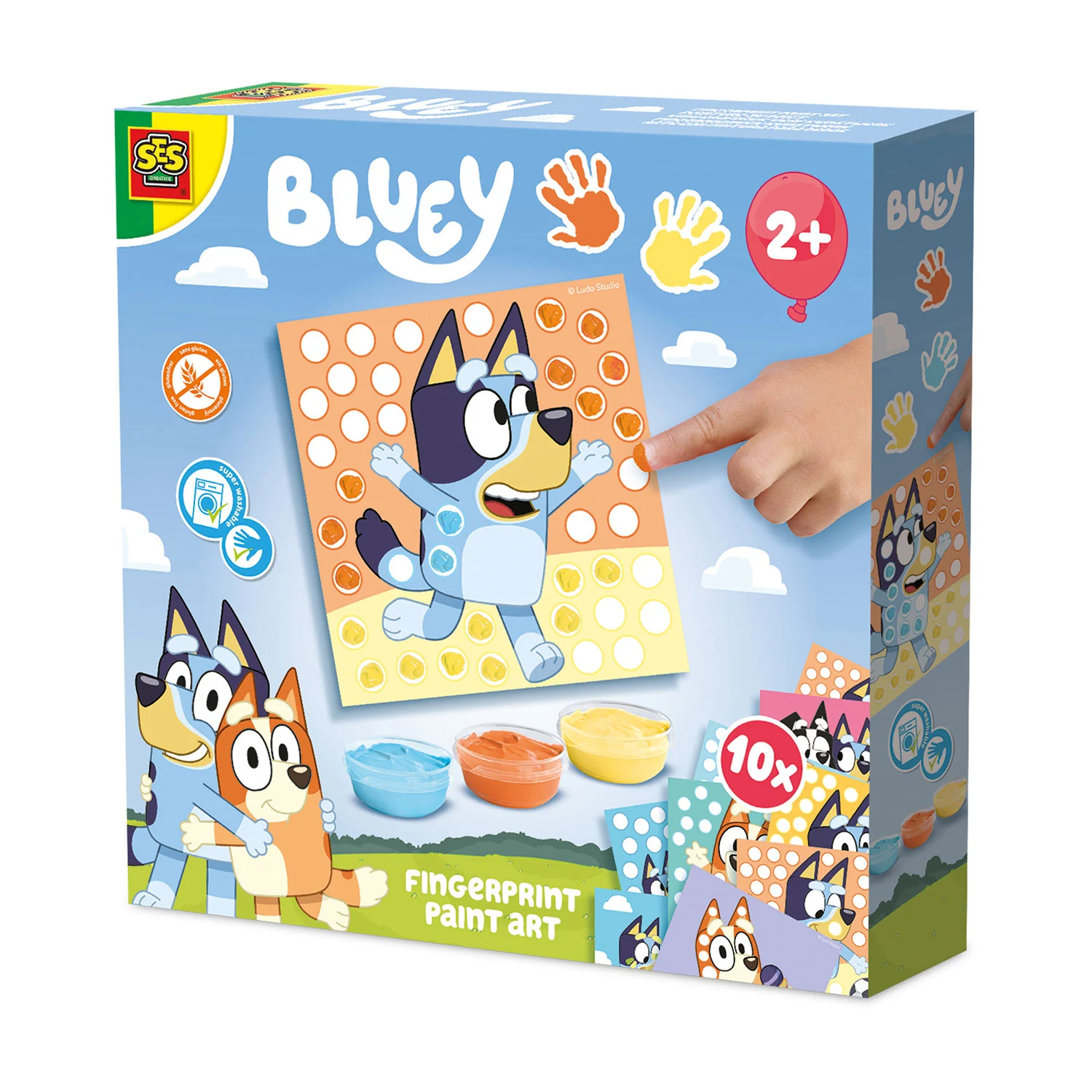 SES Creative – Bluey – Fingerpaint – Print Art (S14091) v:5199785 SES Creative – Bluey – Fingerpaint – Print Art (S14091) v:5199785