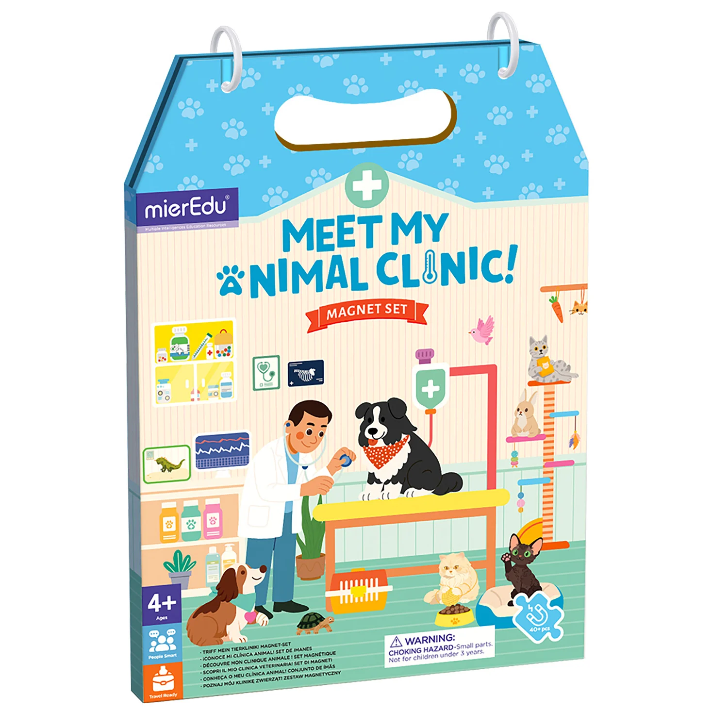 mierEdu – Magnetic Playset – Meet My Animal Clinic (ME714) v:3491519