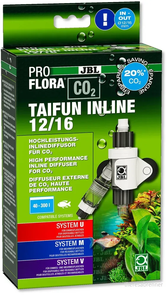 JBL Proflora Taifun 12/16 Inline Diffusor Co2 (141.8223) v:5930226