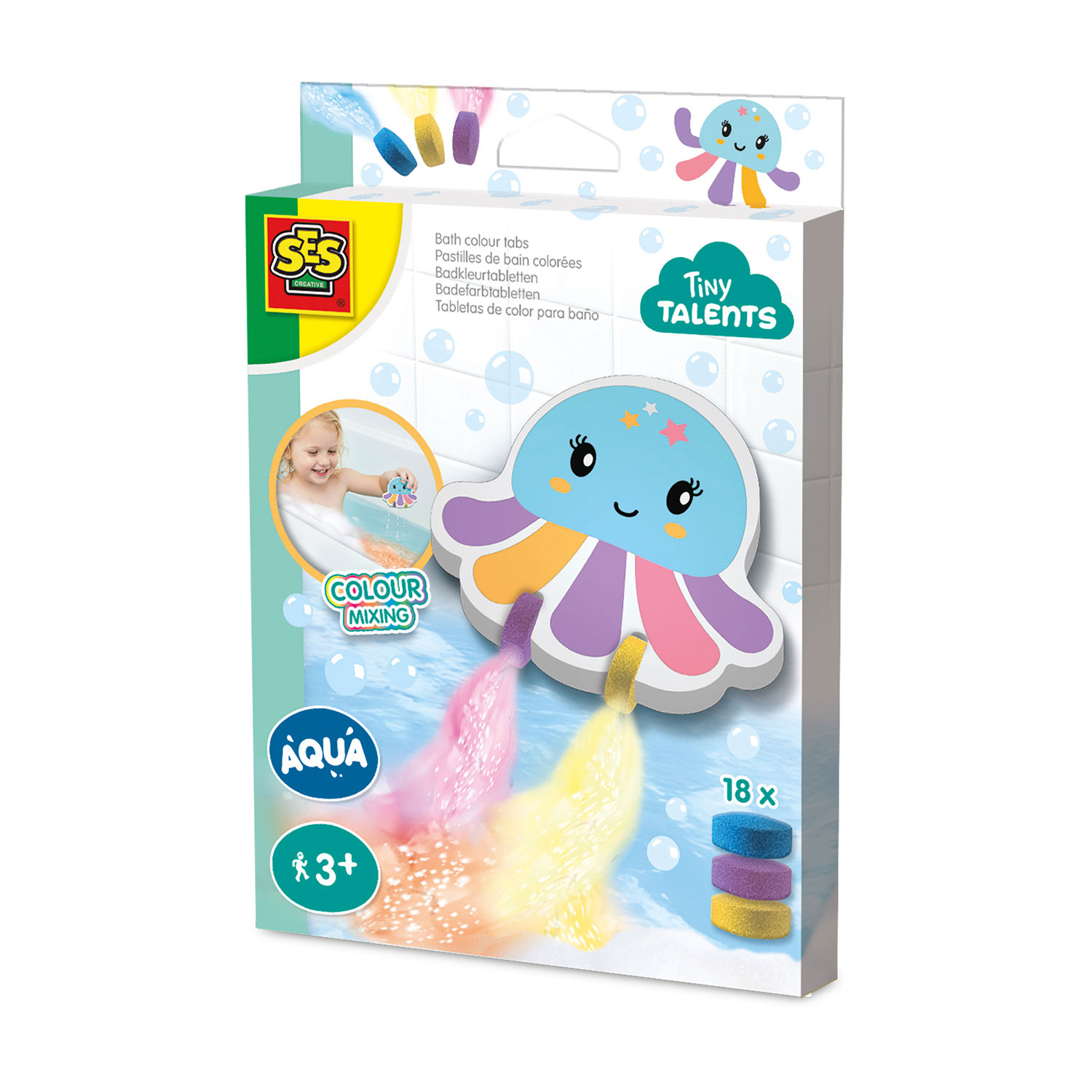 SES Creative - Bath Colour Octopus (S13053) v:7419518