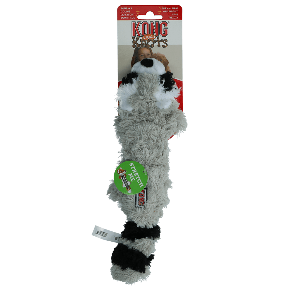 KONG - Scrunch Knots Raccoon - S/M - (KONGNKS32E) v:4510258