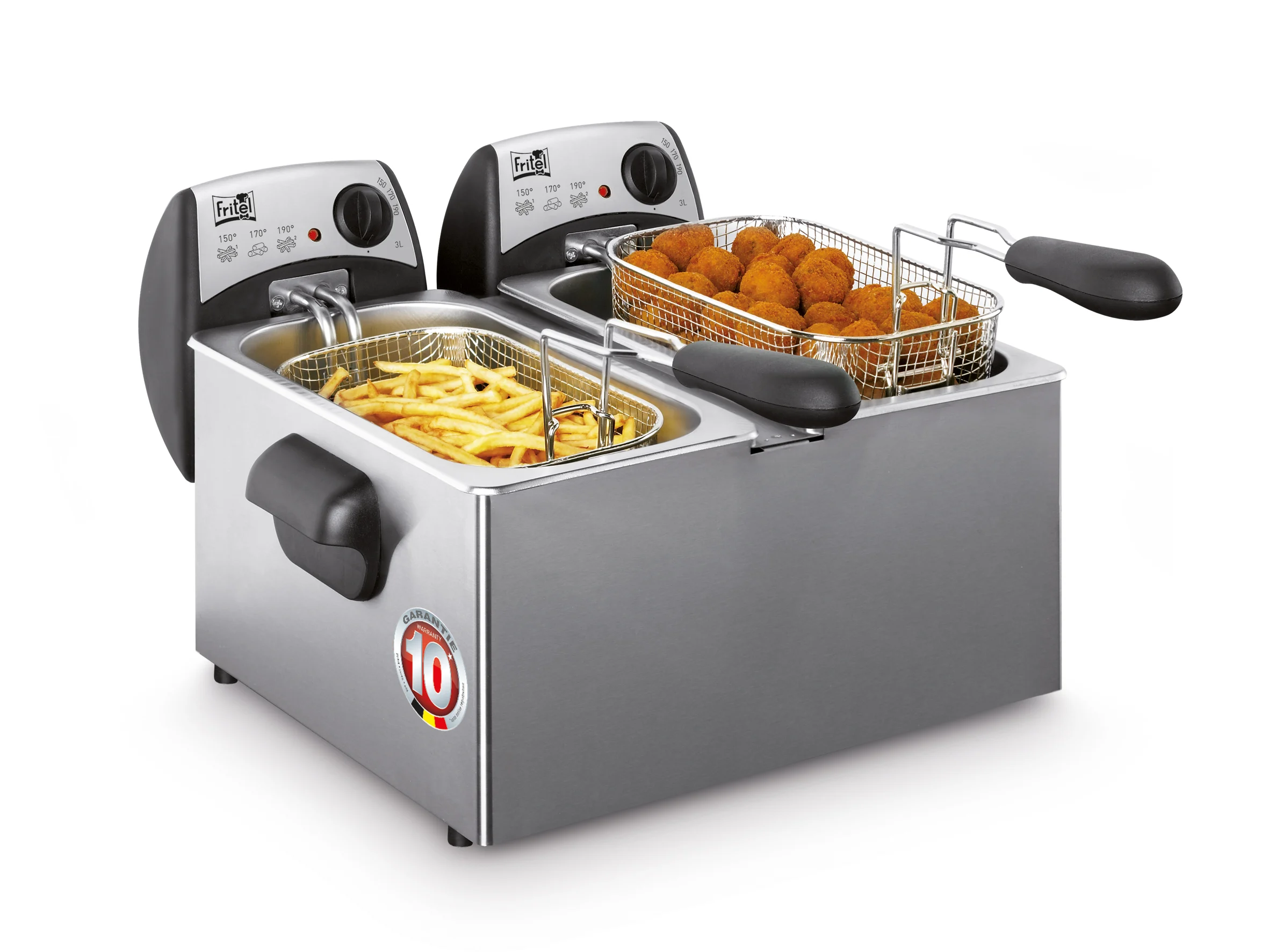 Fritel - FR 1355 DUO Fryer - Gratis frakt v:1494344
