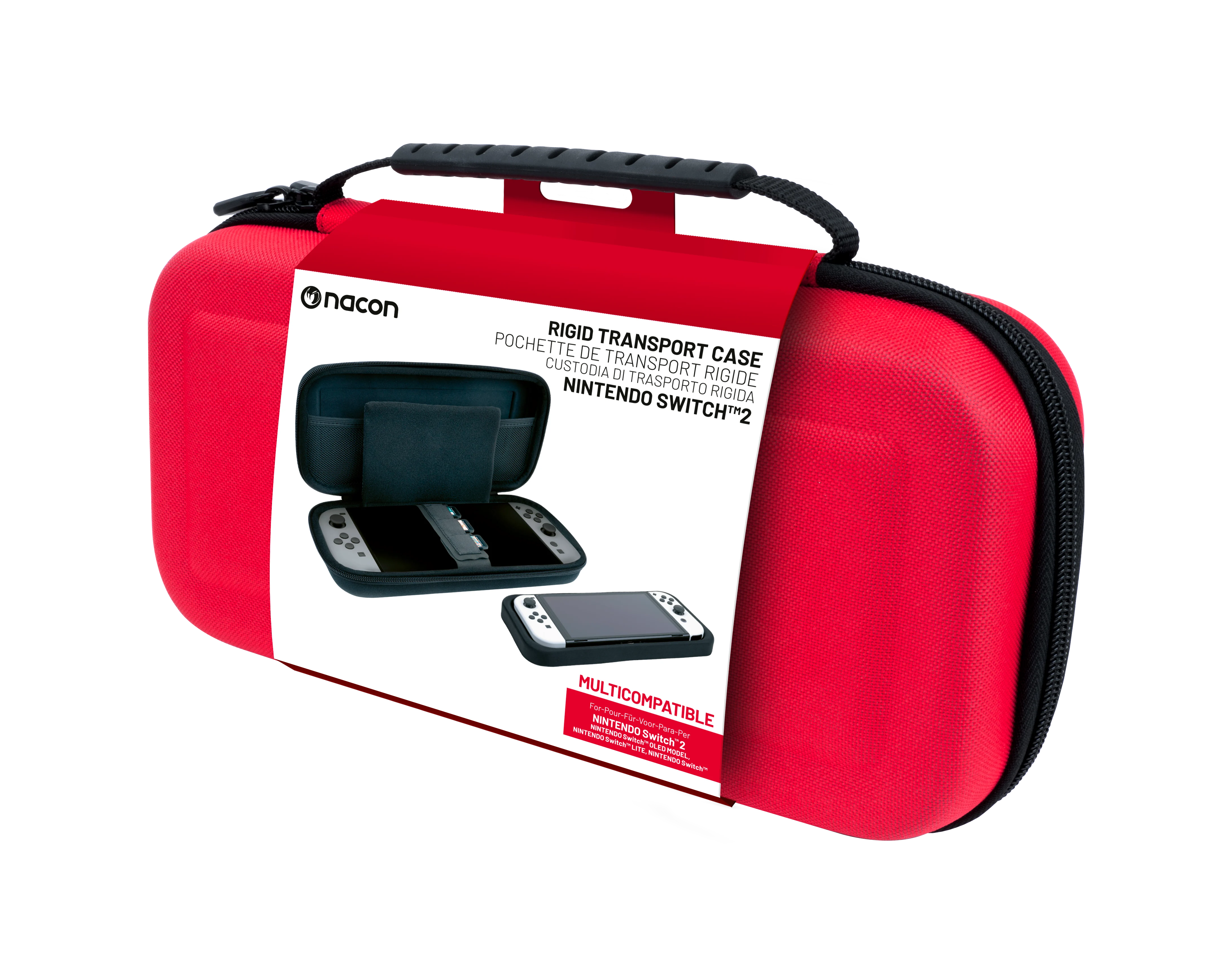 Nacon - Classic Case L for Nintendo Switch II (Red) v:4810236