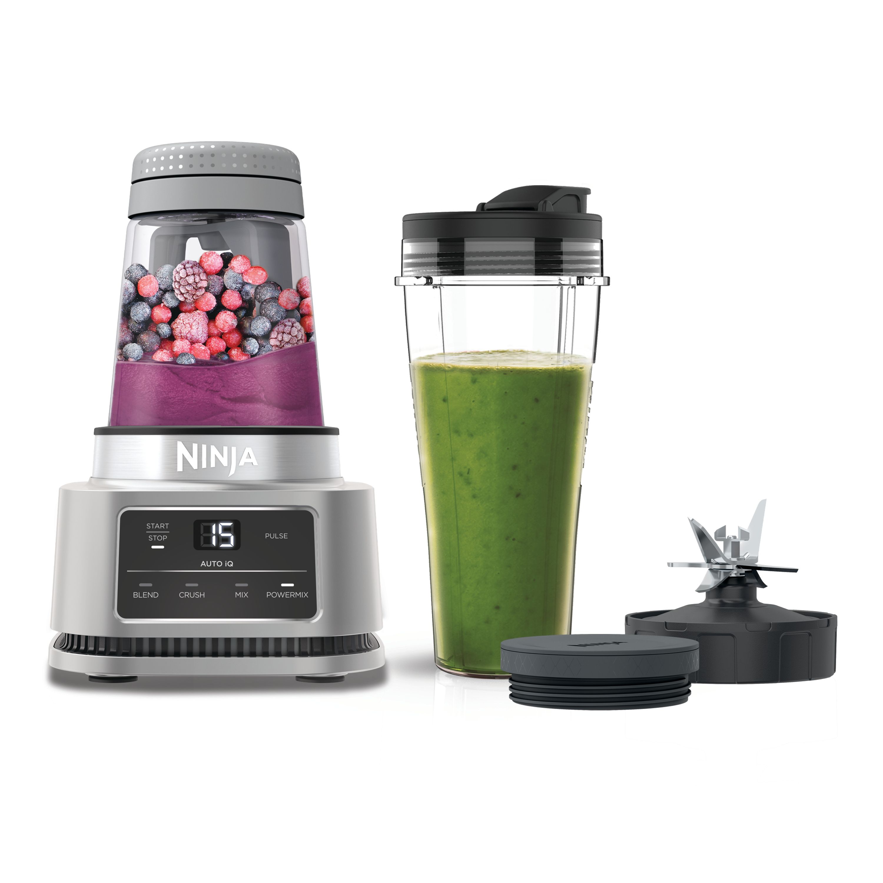 Ninja - Foodi Power Nutri Blender med Smart Torque og Auto-iQ - 2-i-1 - Gratis frakt v:3037753