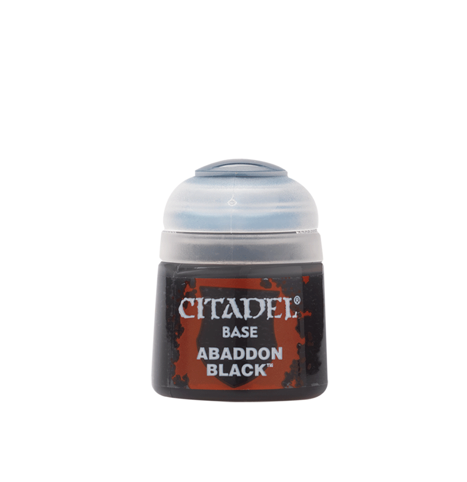Warhammer - Base colour - Abaddon Black - 12ml - ABADDON BLACK v:9469116