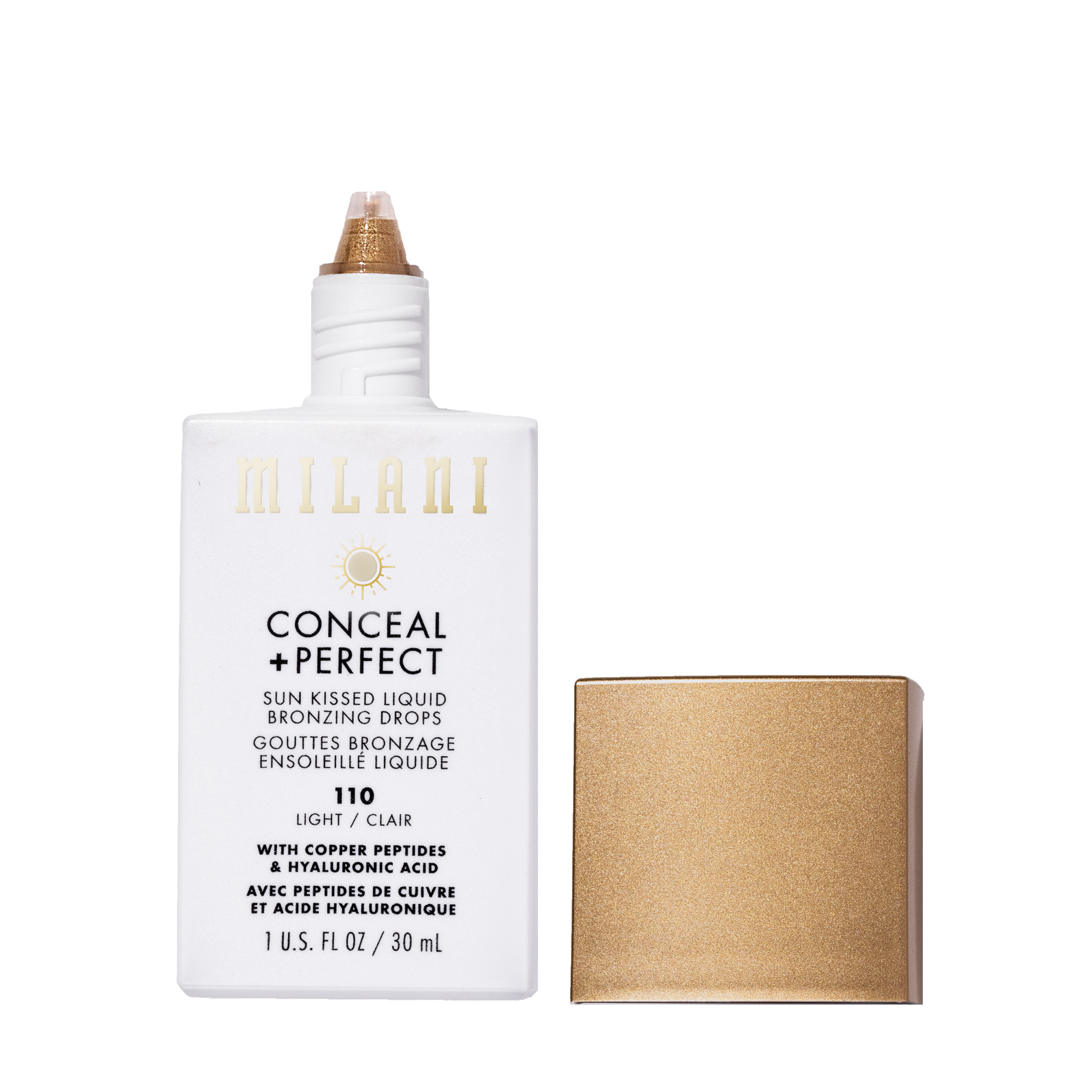 Milani Cosmetics - Conceal + Perfect Sun Kissed Liquid Bronzing Drops - 110 Light - 30 ml - Light v:4597726
