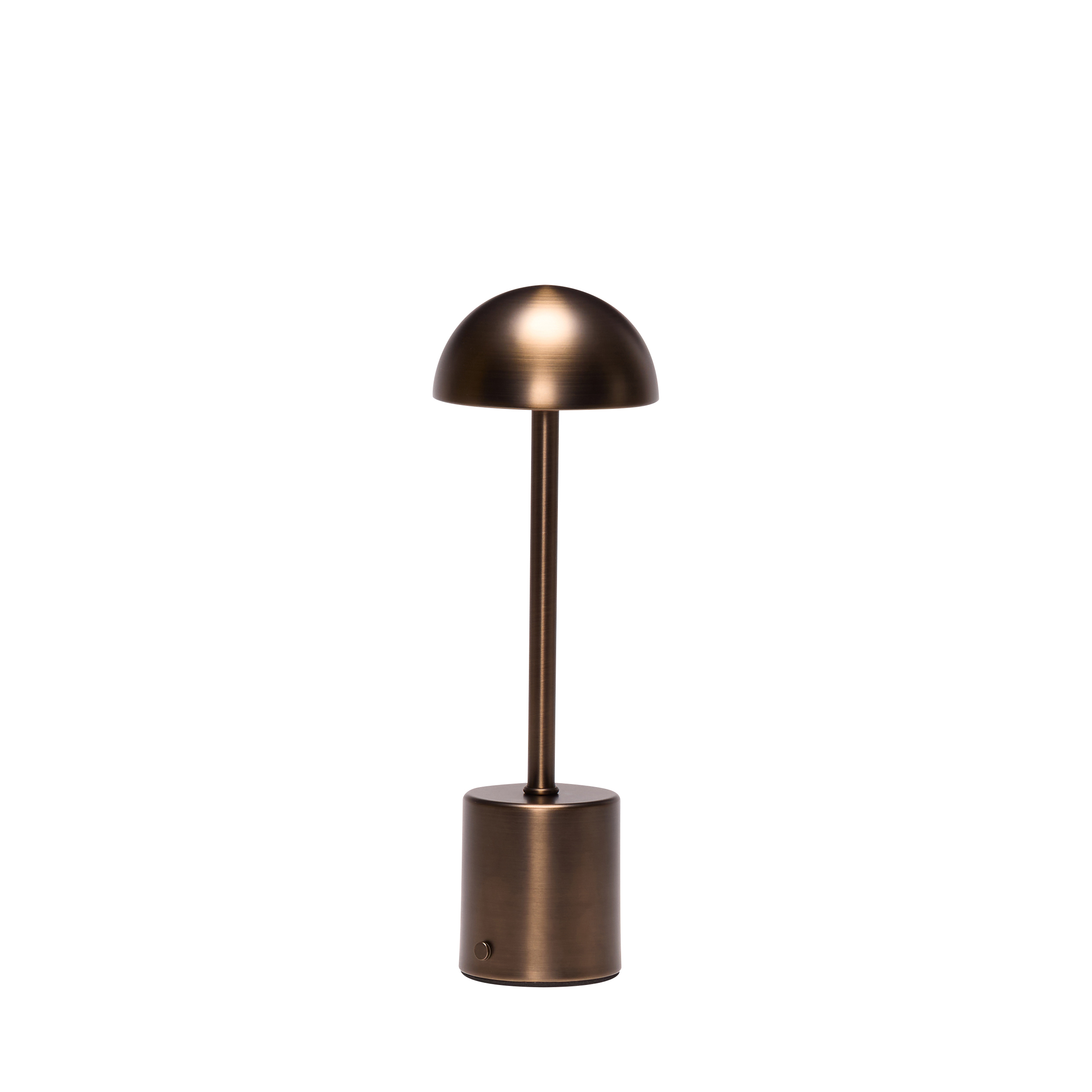 Hübsch - Taten Portable Lamp - Burnished Brass - 10x10xh30cm - Gratis frakt v:5813229