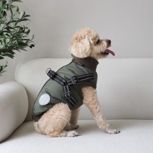 Nordic paws – Dogcoat Thor with harness 30cm – Green – XS v:5727773 Nordic paws – Dogcoat Thor with harness 30cm – Green – XS v:5727773