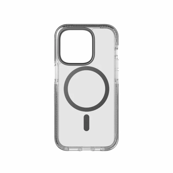 Tech21 - Evo Crystal MagSafe iPhone 14 Pro Cover - Clear / Graphite Black v:6051749