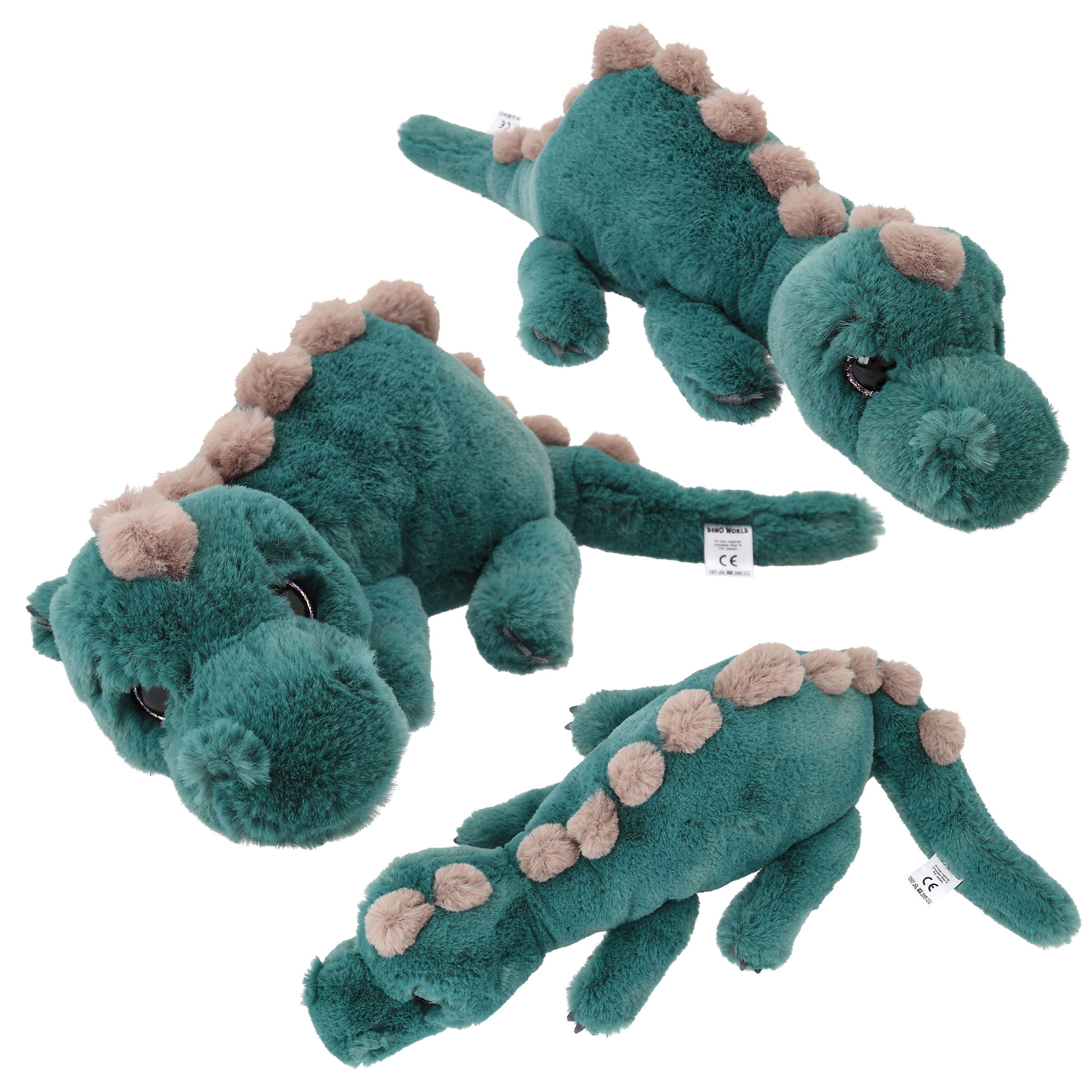 Dino World – Plysjdinosaur 50 cm, grønn v:9588053 Dino World – Plysjdinosaur 50 cm, grønn v:9588053