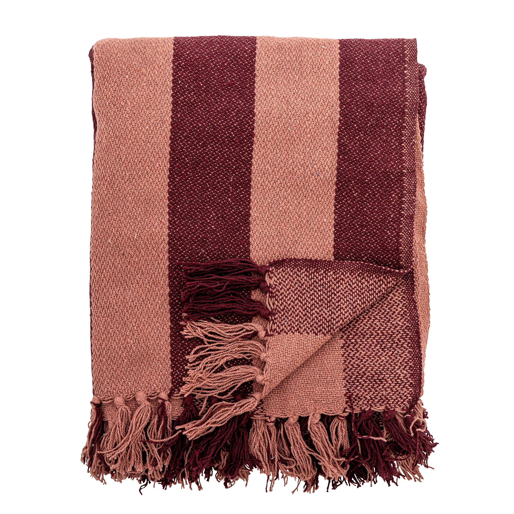 Bloomingville – Frello Throw – Red – Recycled Cotton v:1383553