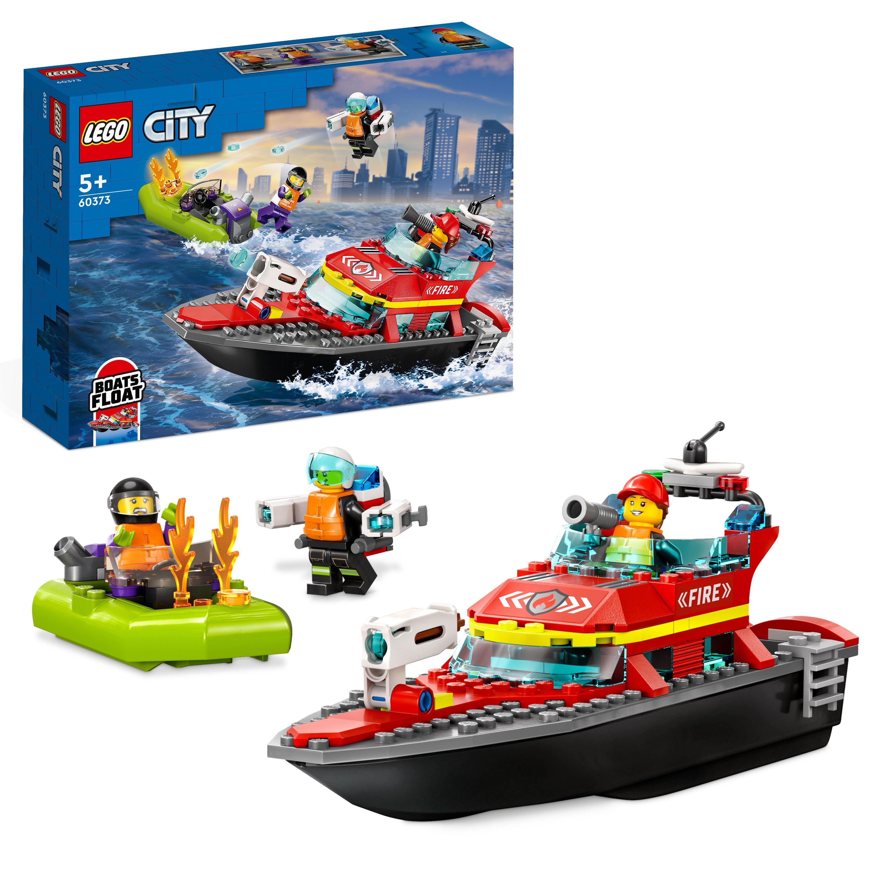 LEGO - City - Brannvesenets redningsbåt (60373) v:4669827