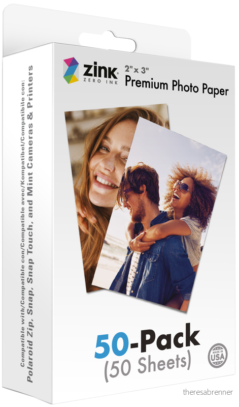 Polaroid - Zink Media 2x3" - 50 Pack - 50 Pack v:4342851