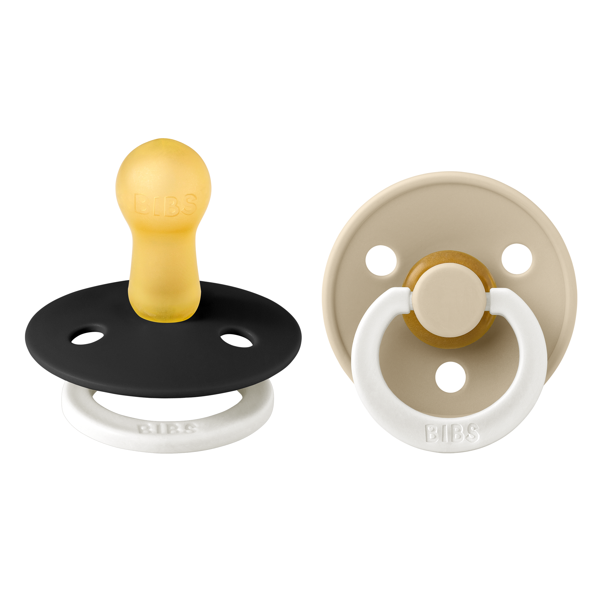 BIBS – Pacifier Colour 2 PACK – Black GLOW/Vanilla GLOW – Size 2 v:5066084 BIBS – Pacifier Colour 2 PACK – Black GLOW/Vanilla GLOW – Size 2 v:5066084