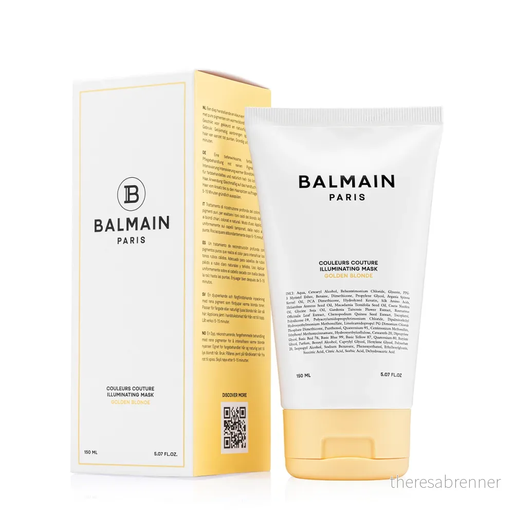 Balmain Hair – Couleurs Couture Illuminating Mask – Golden Blonde – 150 ml v:9271876 Balmain Hair – Couleurs Couture Illuminating Mask – Golden Blonde – 150 ml v:9271876