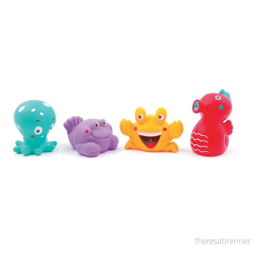 LUDI - Bath Toy – Sea Animals (LU2224) v:9418513